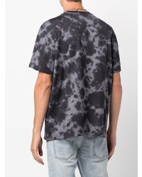 T-shirt à col rond imprimé tie-dye gris foncé Mostly Heard Rarely Seen 8-Bit