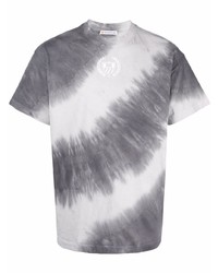 T-shirt à col rond imprimé tie-dye gris BEL-AIR ATHLETICS