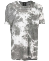 T-shirt à col rond imprimé tie-dye gris Thom Krom