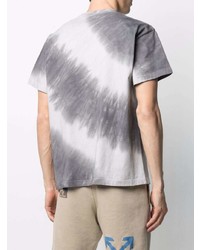 T-shirt à col rond imprimé tie-dye gris BEL-AIR ATHLETICS