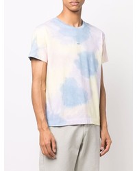 T-shirt à col rond imprimé tie-dye multicolore A.P.C.