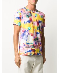 T-shirt à col rond imprimé tie-dye multicolore Comme Des Garcons SHIRT