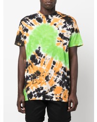 T-shirt à col rond imprimé tie-dye multicolore RIPNDIP