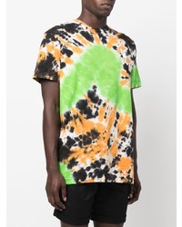 T-shirt à col rond imprimé tie-dye multicolore RIPNDIP