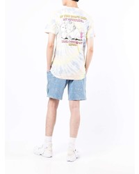 T-shirt à col rond imprimé tie-dye multicolore RIPNDIP