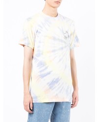 T-shirt à col rond imprimé tie-dye multicolore RIPNDIP