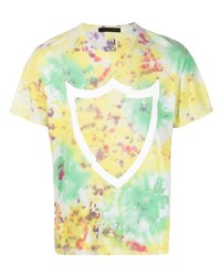 T-shirt à col rond imprimé tie-dye multicolore Htc Los Angeles