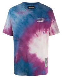 T-shirt à col rond imprimé tie-dye multicolore Mauna Kea