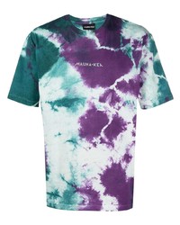 T-shirt à col rond imprimé tie-dye multicolore Mauna Kea