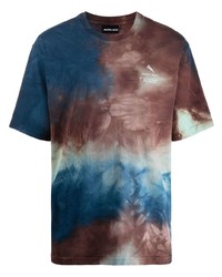 T-shirt à col rond imprimé tie-dye multicolore Mauna Kea