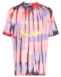 T-shirt à col rond imprimé tie-dye multicolore PS Paul Smith