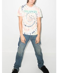 T-shirt à col rond imprimé tie-dye multicolore True Religion