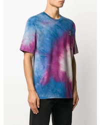 T-shirt à col rond imprimé tie-dye multicolore Mauna Kea