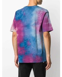 T-shirt à col rond imprimé tie-dye multicolore Mauna Kea