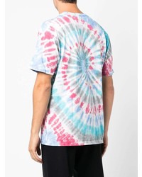 T-shirt à col rond imprimé tie-dye multicolore MA®KET