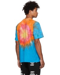 T-shirt à col rond imprimé tie-dye multicolore Come Back as a Flower