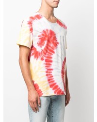 T-shirt à col rond imprimé tie-dye multicolore IRO