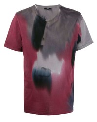 T-shirt à col rond imprimé tie-dye multicolore Zadig & Voltaire