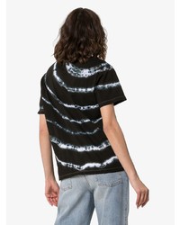 T-shirt à col rond imprimé tie-dye noir Ashley Williams
