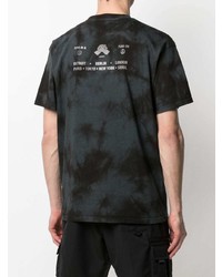 T-shirt à col rond imprimé tie-dye noir Carhartt WIP