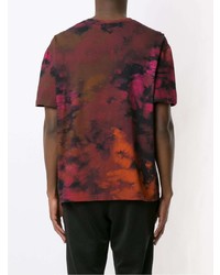 T-shirt à col rond imprimé tie-dye noir OSKLEN