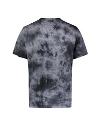 T-shirt à col rond imprimé tie-dye noir Mostly Heard Rarely Seen 8-Bit