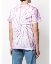 T-shirt à col rond imprimé tie-dye pourpre Isabel Marant