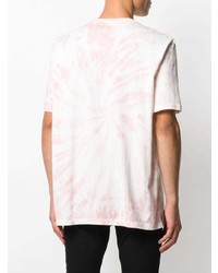 T-shirt à col rond imprimé tie-dye rose AllSaints