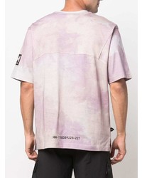 T-shirt à col rond imprimé tie-dye rose Helly Hansen