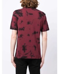 T-shirt à col rond imprimé tie-dye rouge True Religion