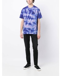 T-shirt à col rond imprimé tie-dye violet clair Carhartt WIP