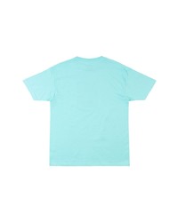 T-shirt à col rond imprimé turquoise Anti Social Social Club