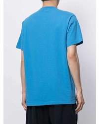 T-shirt à col rond imprimé turquoise Sporty & Rich