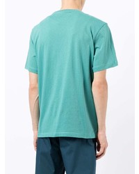 T-shirt à col rond imprimé turquoise PS Paul Smith