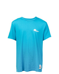 T-shirt à col rond imprimé turquoise Oyster Holdings