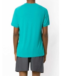 T-shirt à col rond imprimé turquoise Track & Field