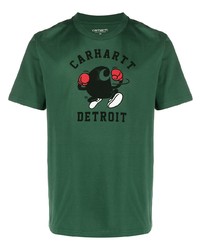 T-shirt à col rond imprimé vert foncé Carhartt WIP