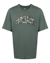 T-shirt à col rond imprimé vert foncé Carhartt WIP