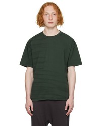 T-shirt à col rond imprimé vert foncé FREI-MUT