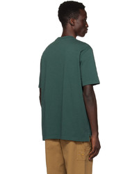 T-shirt à col rond imprimé vert foncé Ps By Paul Smith
