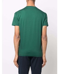 T-shirt à col rond imprimé vert foncé DSQUARED2