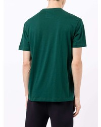 T-shirt à col rond imprimé vert foncé Emporio Armani