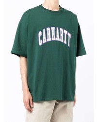 T-shirt à col rond imprimé vert foncé Carhartt WIP