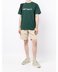 T-shirt à col rond imprimé vert foncé Carhartt WIP