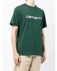 T-shirt à col rond imprimé vert foncé Carhartt WIP