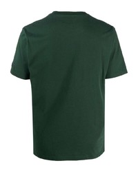 T-shirt à col rond imprimé vert foncé MC2 Saint Barth