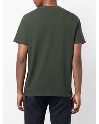 T-shirt à col rond imprimé vert foncé Zadig & Voltaire