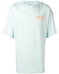 T-shirt à col rond imprimé vert menthe Ambush