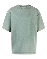 T-shirt à col rond imprimé vert menthe Axel Arigato