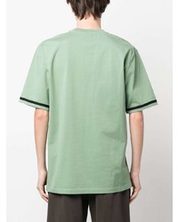 T-shirt à col rond imprimé vert menthe Jacquemus